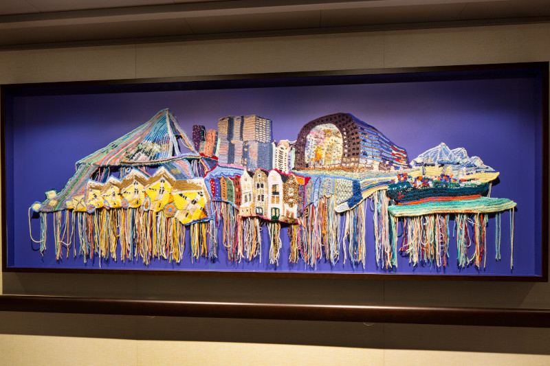 Artwork - Knit City (Rotterdam) - Deck 4/5 Forward
Rotterdam - Holland America Line