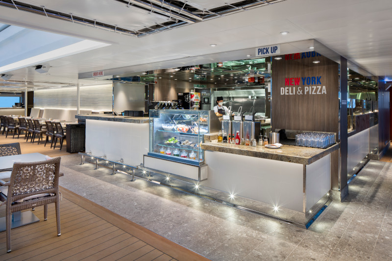 New York Deli & Pizza - Deck 10 Midship Portside
Rotterdam - Holland America Line
